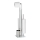 WENKO 21564100 - WC-harja RIVALTA 18x70 cm ruostumatonta terästä/hopea/valkoinen/musta