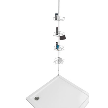 WENKO 21803100-DOLCEDO kulmahylly 31x275 cm ruostumaton teräs/kiiltävä kromi