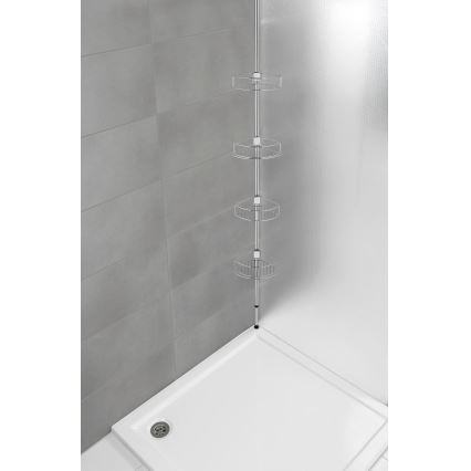 WENKO 21803100-DOLCEDO kulmahylly 31x275 cm ruostumaton teräs/kiiltävä kromi