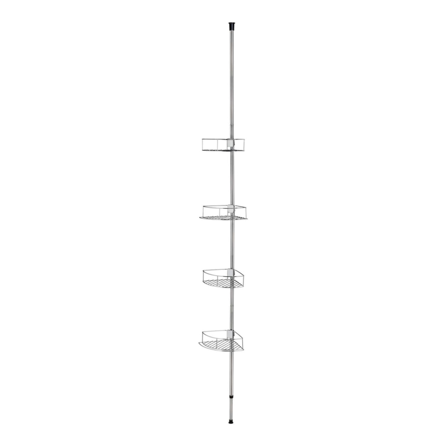 WENKO 21803100-DOLCEDO kulmahylly 31x275 cm ruostumaton teräs/kiiltävä kromi