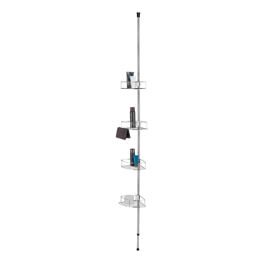 WENKO 21803100-DOLCEDO kulmahylly 31x275 cm ruostumaton teräs/kiiltävä kromi