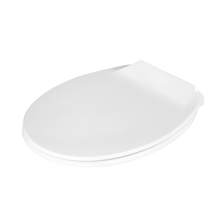 WENKO 21901100-WC-istuin KOS 44x37 cm valkoinen/hopea