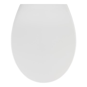 WENKO 21903100-WC-istuin SAMOS 44,5x37,5 cm valkoinen/hopea
