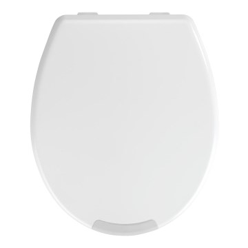 WENKO 21905100-WC-istuinkansi SECURA 37x44 cm valkoinen/harmaa