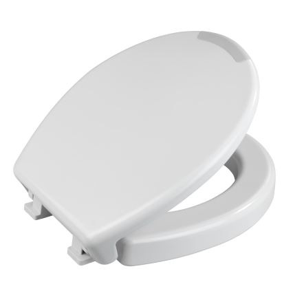 WENKO 21905100-WC-istuinkansi SECURA 37x44 cm valkoinen/harmaa