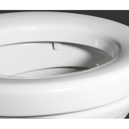 WENKO 21905100-WC-istuinkansi SECURA 37x44 cm valkoinen/harmaa
