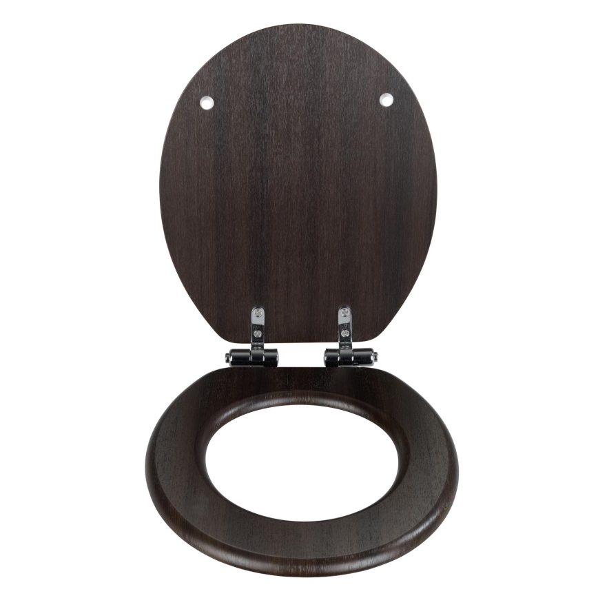 WENKO 22015100-WC-istuinkansi WENGE 35,5x42,5 cm ruskea/hopea