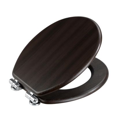 WENKO 22015100-WC-istuinkansi WENGE 35,5x42,5 cm ruskea/hopea