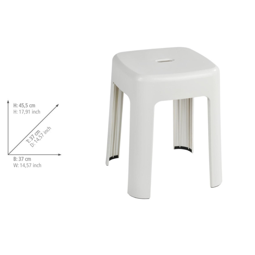 WENKO 22160100 - Jakkara ALASKA 37x45,5 cm valkoinen