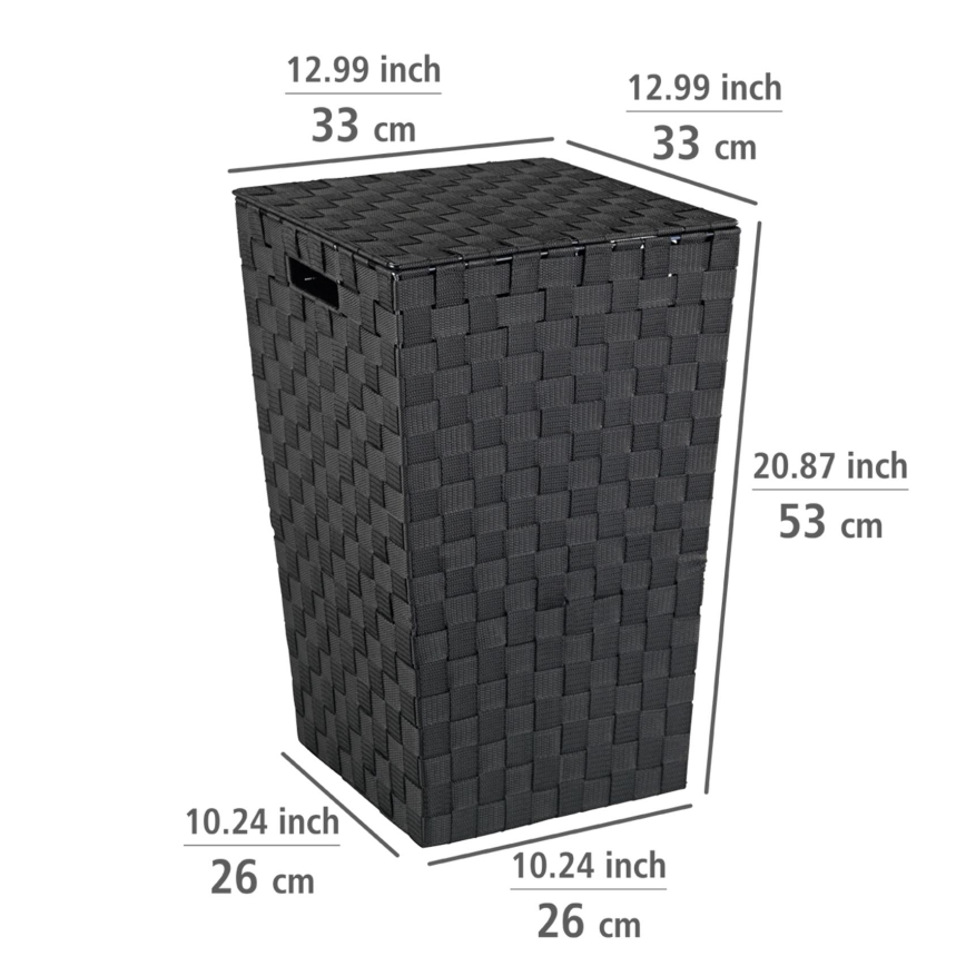 WENKO 22278100 - Kori ADRIA 33x53 cm musta