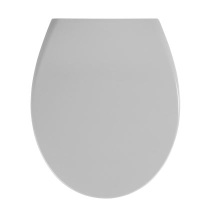 WENKO 22402100-WC-istuin SAMOS 44,5x37,5 cm harmaa/hopea