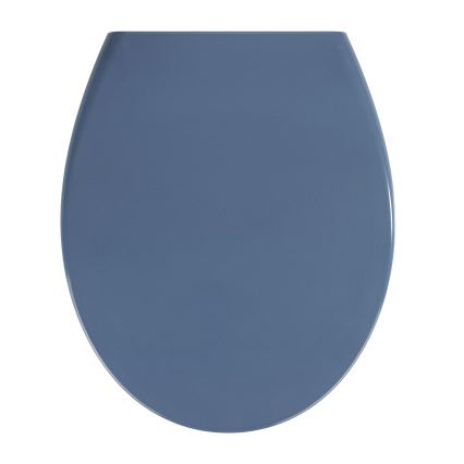 WENKO 22403100-WC-istuin SAMOS 44,5x37,5 cm sininen/hopea