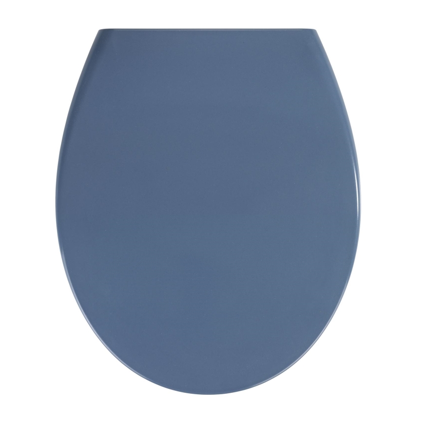 WENKO 22403100-WC-istuin SAMOS 44,5x37,5 cm sininen/hopea