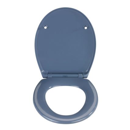 WENKO 22403100-WC-istuin SAMOS 44,5x37,5 cm sininen/hopea