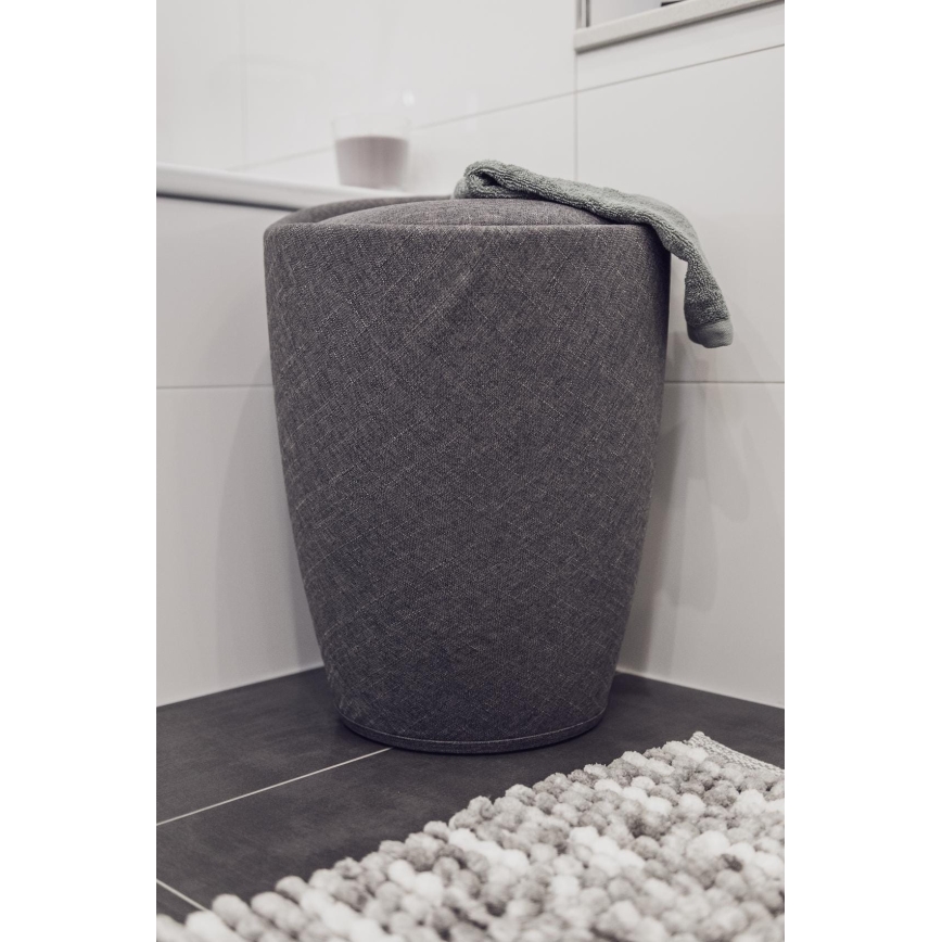 WENKO 22448100 - CANDY-jakkara 36x50,5 cm harmaa/musta