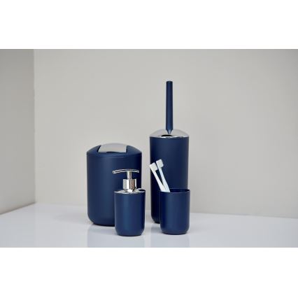 WENKO 22520100 - Roskakori BRASIL 14x21 cm sininen/kiiltävä kromi