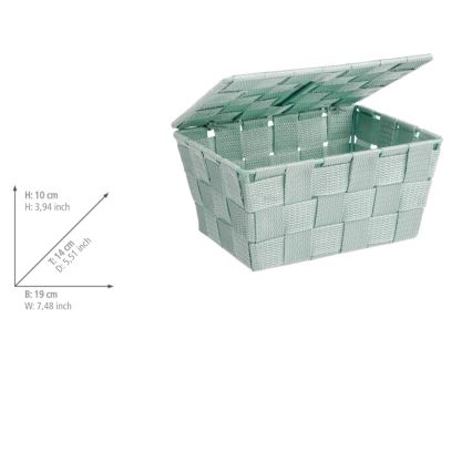 WENKO 22573100 - ADRIA-kori 19x14 cm vihreä