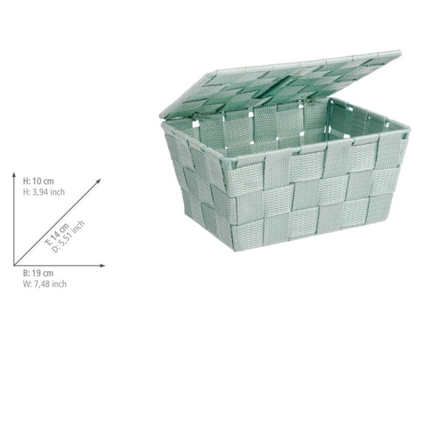 WENKO 22573100 - ADRIA-kori 19x14 cm vihreä
