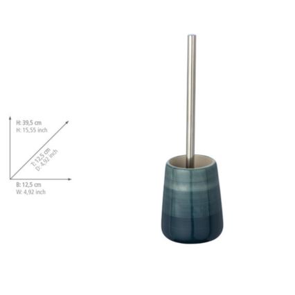 WENKO 22648100 - WC setti POTTERY 12,5x39,5 cm turkoosi