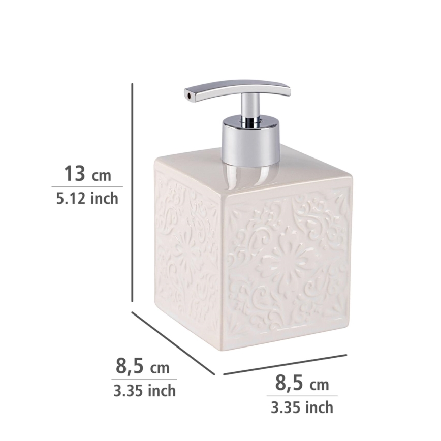 WENKO 22650100 - Saippuapumppu CORDOBA 500 ml valkoinen