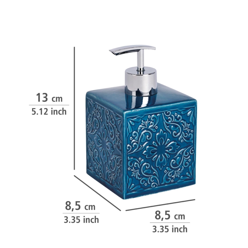 WENKO 22653100 - CORDOBA-saippuapumppu 500 ml, sininen