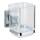 WENKO 22680100 -Kuppi VACUUM-LOC QUADRO ED 7,5x10 cm hopea/kiiltävä kromi/läpinäkyvä
