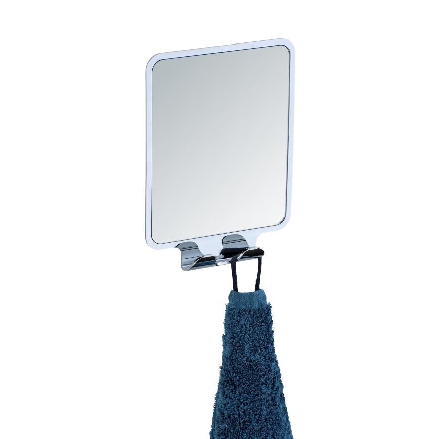 WENKO 22693100 - Meikkipeili VACUUM-LOC QUADRO ED 14x19,5 cm kiiltävä kromi