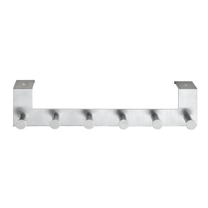 WENKO 22804100-CELANO naulakko 39x11 cm ruostumaton teräs/hopea