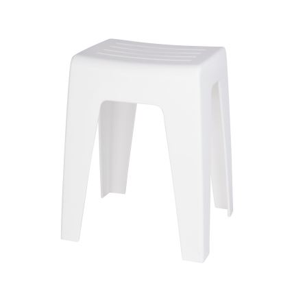 WENKO 22943100 - KUMBA-jakkara 38x47 cm valkoinen