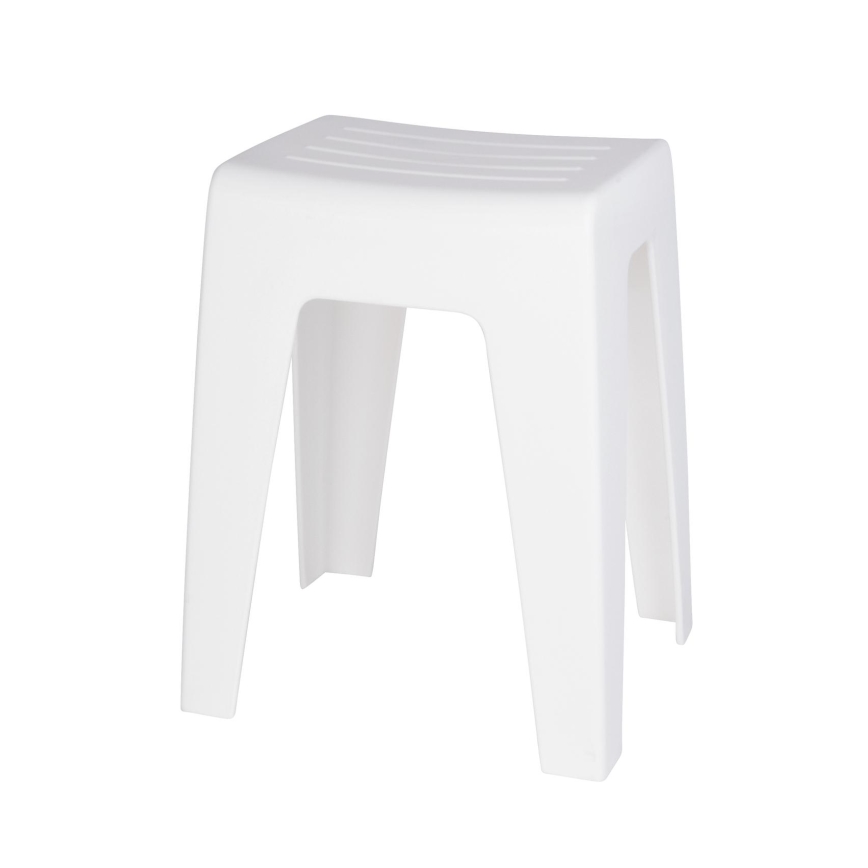 WENKO 22943100 - KUMBA-jakkara 38x47 cm valkoinen