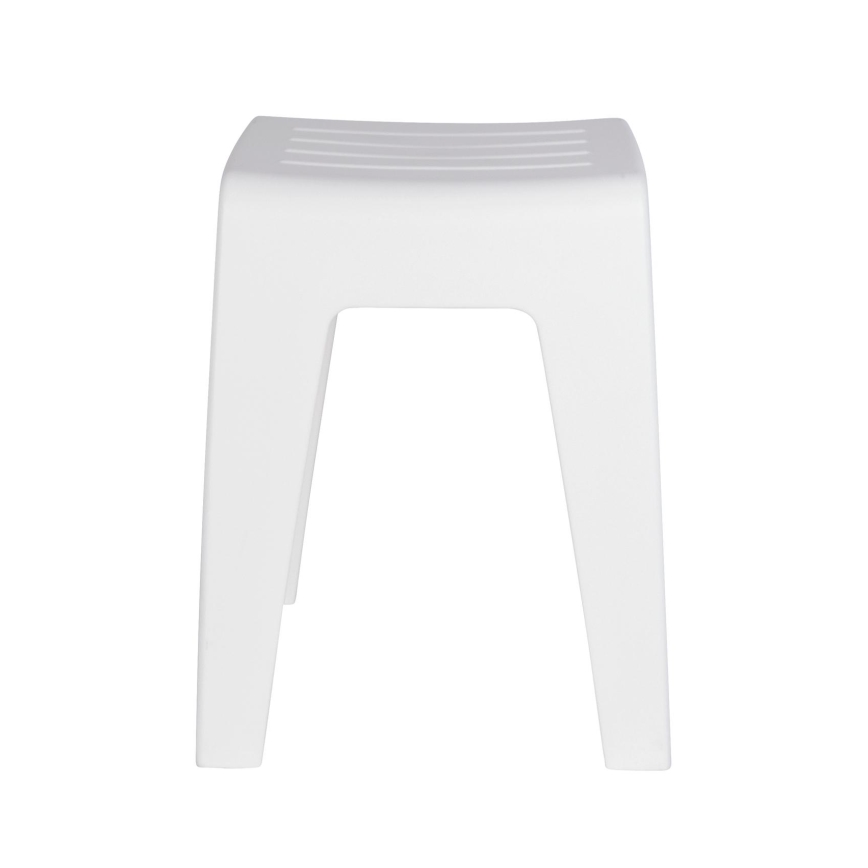 WENKO 22943100 - KUMBA-jakkara 38x47 cm valkoinen