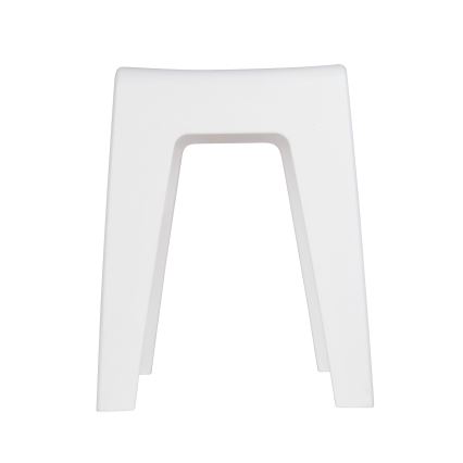 WENKO 22943100 - KUMBA-jakkara 38x47 cm valkoinen