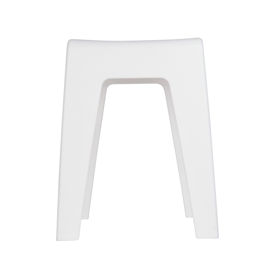 WENKO 22943100 - KUMBA-jakkara 38x47 cm valkoinen