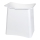 WENKO 22949100 - Jakkara WING 45x48 cm valkoinen/musta