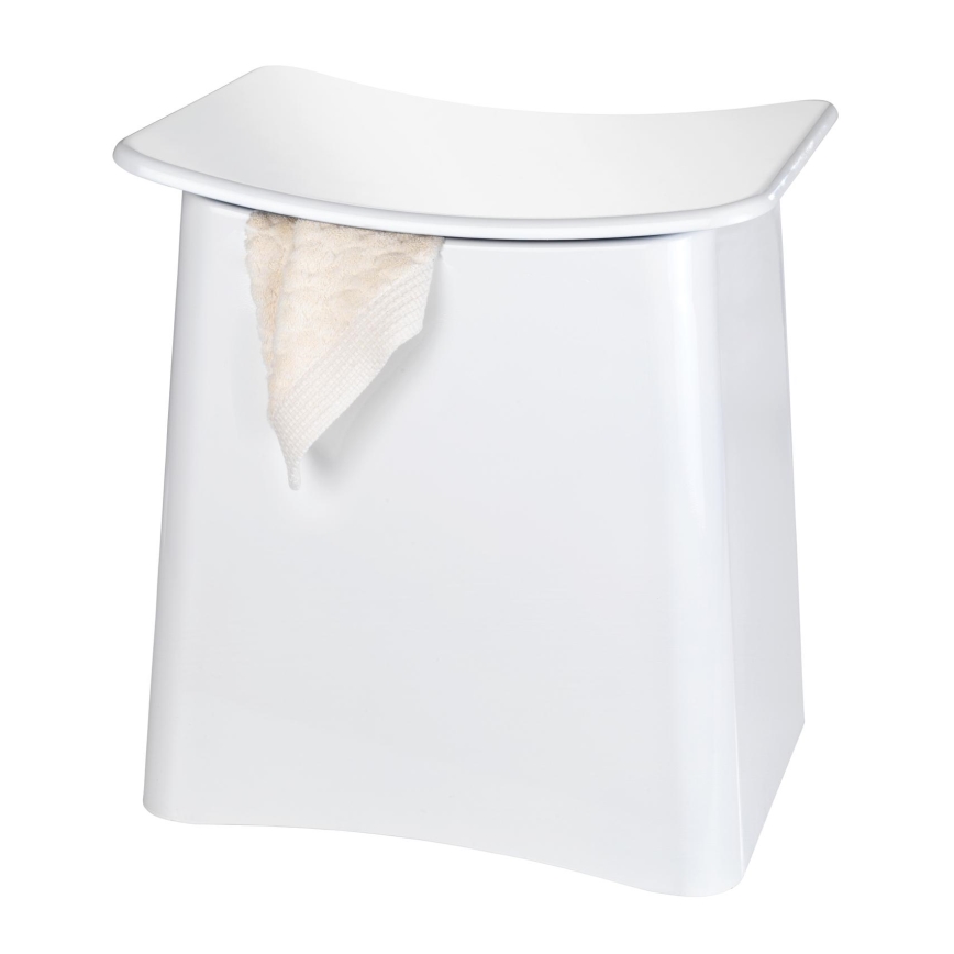 WENKO 22949100 - Jakkara WING 45x48 cm valkoinen/musta