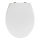 WENKO 22973100-WC-istuin DELOS 44,5x37,5 cm valkoinen/hopea