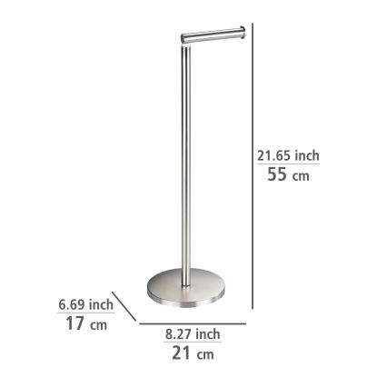 WENKO 22985100 - Vessapaperiteline 21x55 cm ruostumaton teräs/hopea