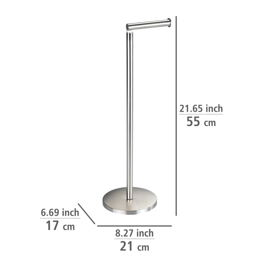 WENKO 22985100 - Vessapaperiteline 21x55 cm ruostumaton teräs/hopea