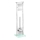 WENKO 22992100 - WC-harja DEBAR 18 x 73 cm ruostumaton teräs/satiini/valkoinen