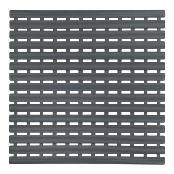 WENKO 23125100-Suihkumatto ARINOS 54x54 cm harmaa/harmaa