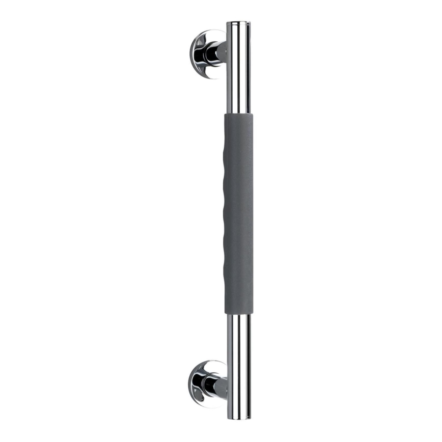 WENKO 23284100 - SECURA-tukikahva 40,5x9 cm, ruostumaton teräs/antrasiitti/kiiltävä kromi