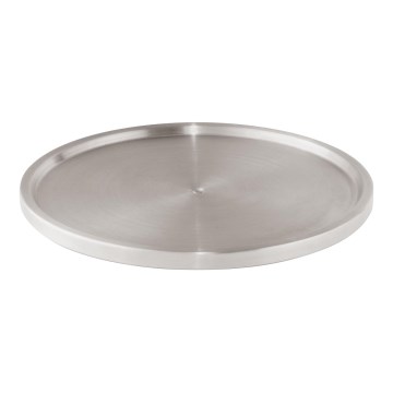 WENKO 2334100 - Tarjotin RUOSTUMATON TERÄS 26,5x1,5 cm ruostumaton/hopeanvärinen