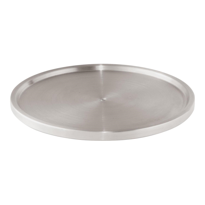 WENKO 2334100 - Tarjotin RUOSTUMATON TERÄS 26,5x1,5 cm ruostumaton/hopeanvärinen