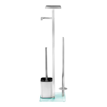 WENKO 23364100 - DEBAR WC-harja 21x70,5 cm, ruostumaton teräs/satiini/valkoinen