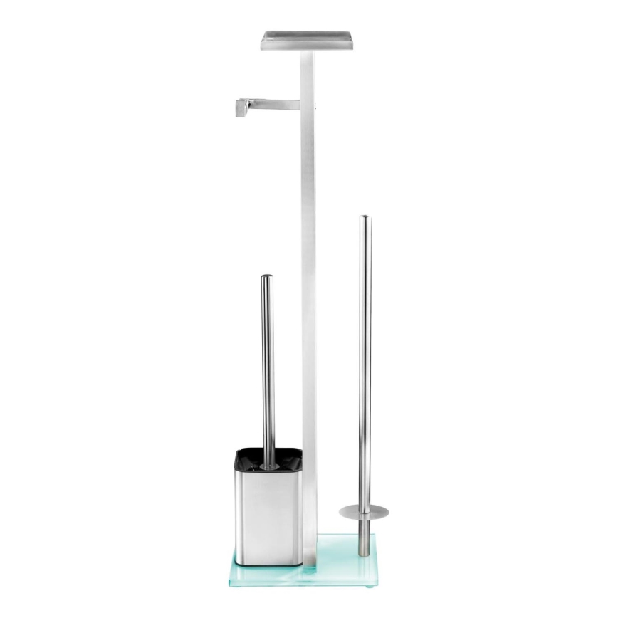 WENKO 23364100 - DEBAR WC-harja 21x70,5 cm, ruostumaton teräs/satiini/valkoinen