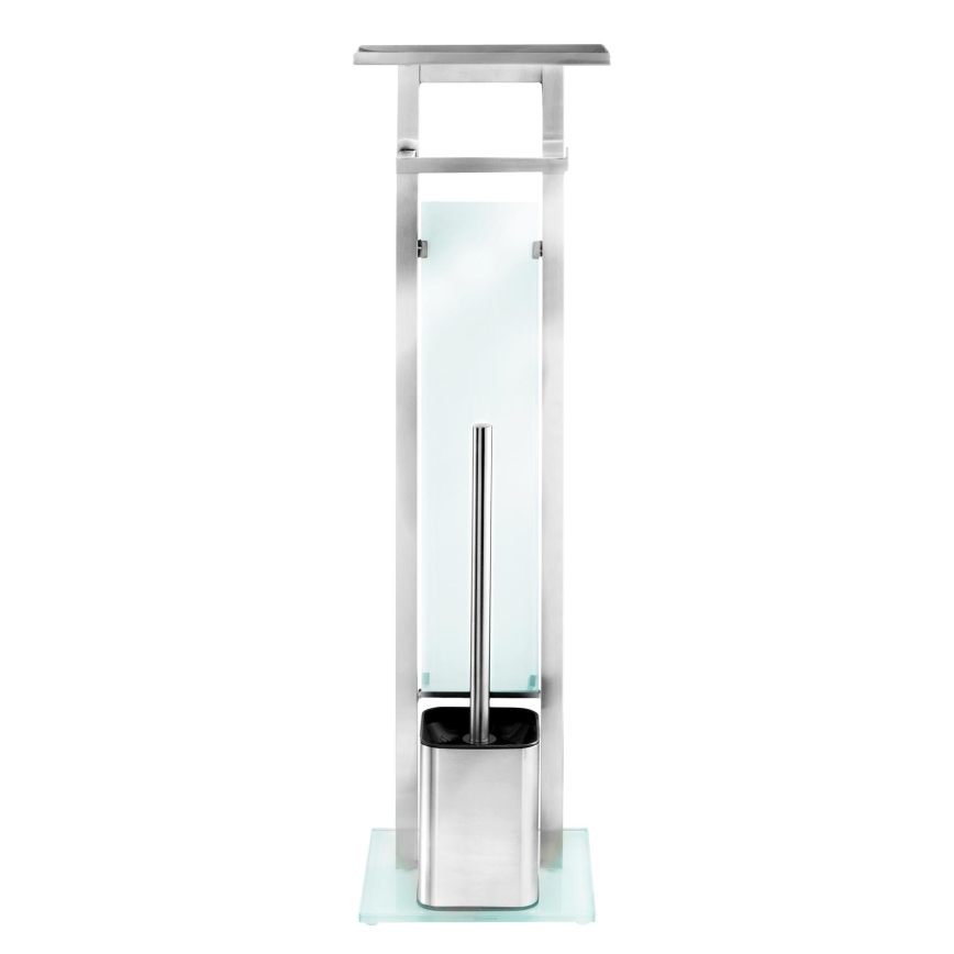 WENKO 23364100 - DEBAR WC-harja 21x70,5 cm, ruostumaton teräs/satiini/valkoinen