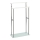 WENKO 23438100 - Pyyheteline DEBAR 20x83 cm ruostumaton teräs/satiini/valkoinen