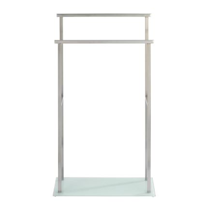 WENKO 23438100 - Pyyheteline DEBAR 20x83 cm ruostumaton teräs/satiini/valkoinen