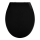 WENKO 23443100-WC WC-istuin KOS 44x37 cm musta/hopea
