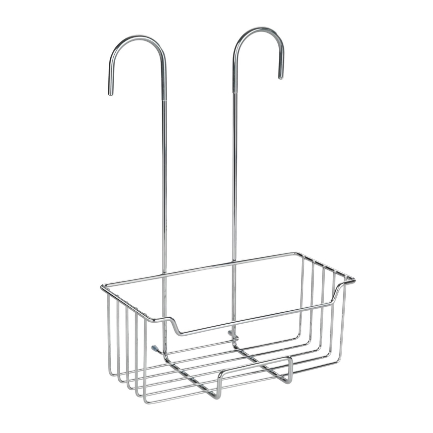 WENKO 23499100 - Suihkuhylly MILO 25x36 cm ruostumaton teräs/hopeanvärinen/kirkas